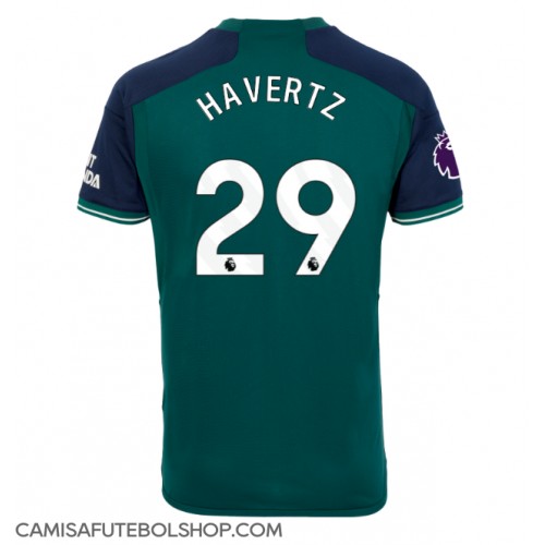 Camisa de time de futebol Arsenal Kai Havertz #29 Replicas 3º Equipamento 2023-24 Manga Curta